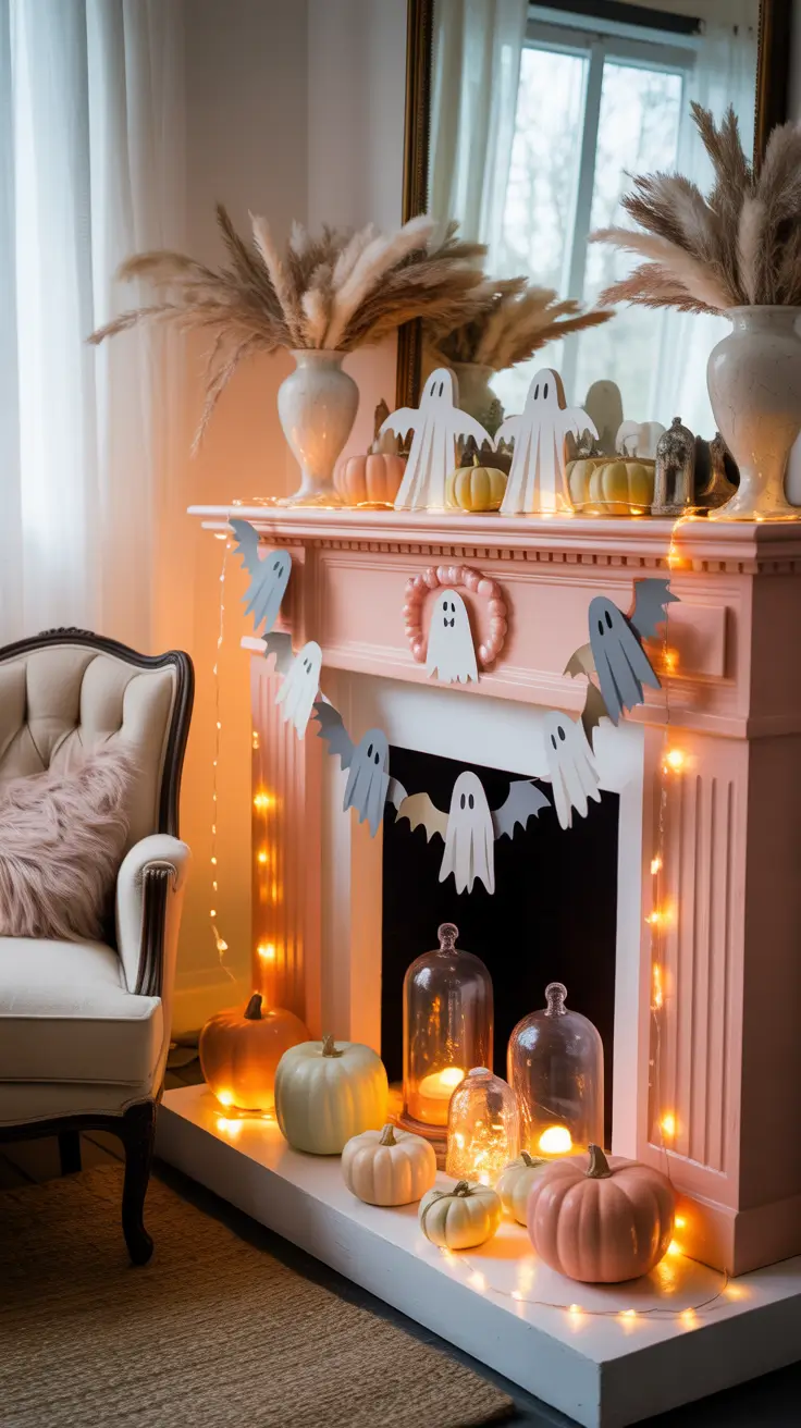 Whimsical Halloween Mantle