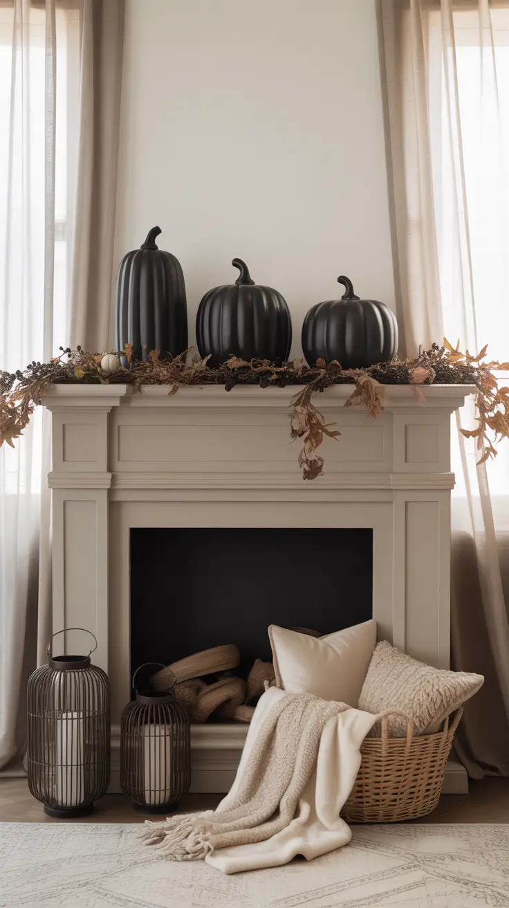 Neutral Halloween Mantle