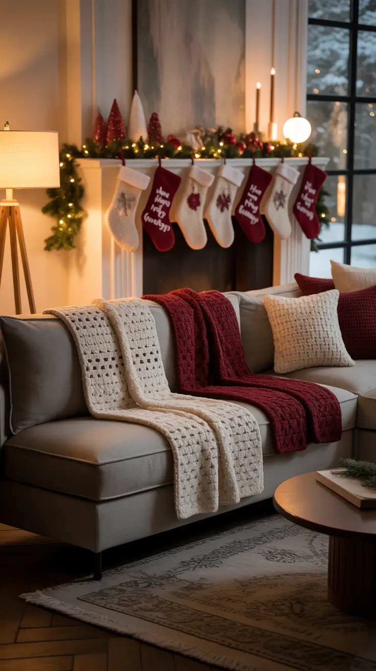 Christmas Decor 31 Ideas for Living Room 2025: Modern, Cozy & Trendy Holiday Inspiration