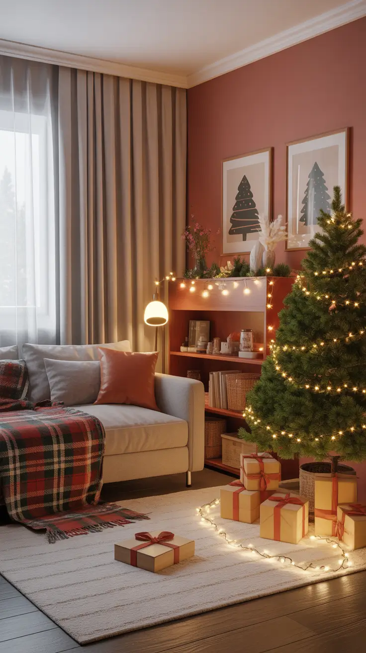 Christmas Decor 31 Ideas for Living Room 2025: Modern, Cozy & Trendy Holiday Inspiration