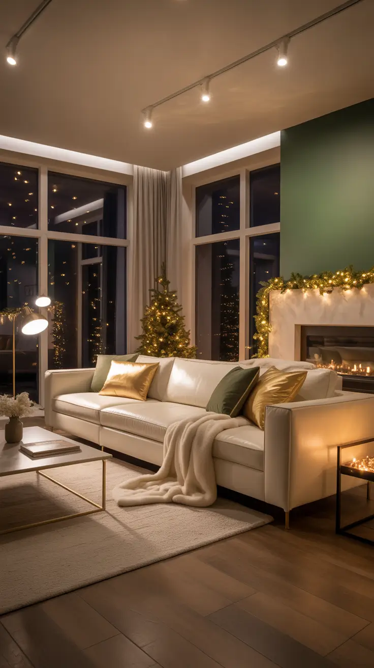 Christmas Decor 31 Ideas for Living Room 2025: Modern, Cozy & Trendy Holiday Inspiration
