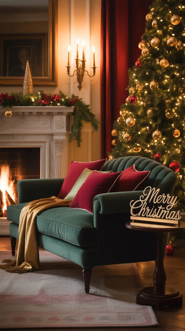 Christmas Decor 31 Ideas for Living Room 2025: Modern, Cozy & Trendy Holiday Inspiration