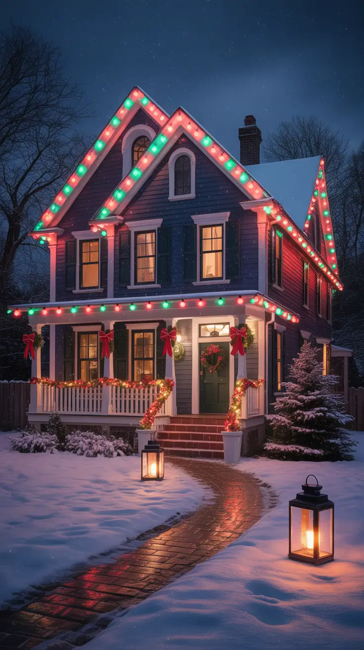 Outdoor Christmas Lights 2025: Stunning Holiday Lighting 33 Ideas for a Magical Home Exterior