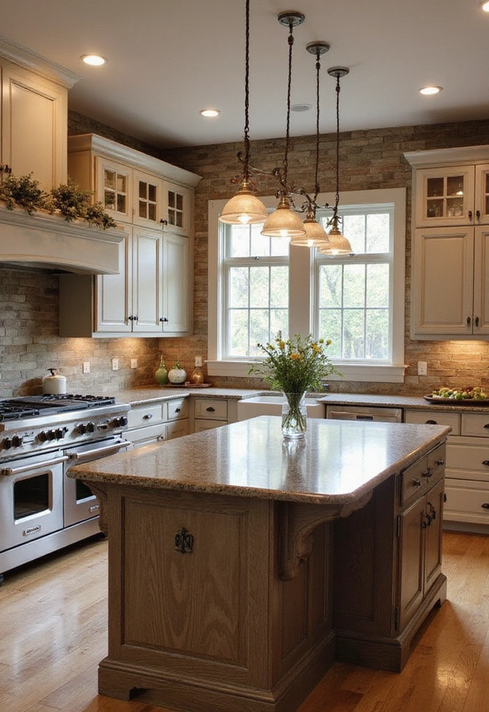 Cozy Rustic Shiplap Kitchen Backsplash