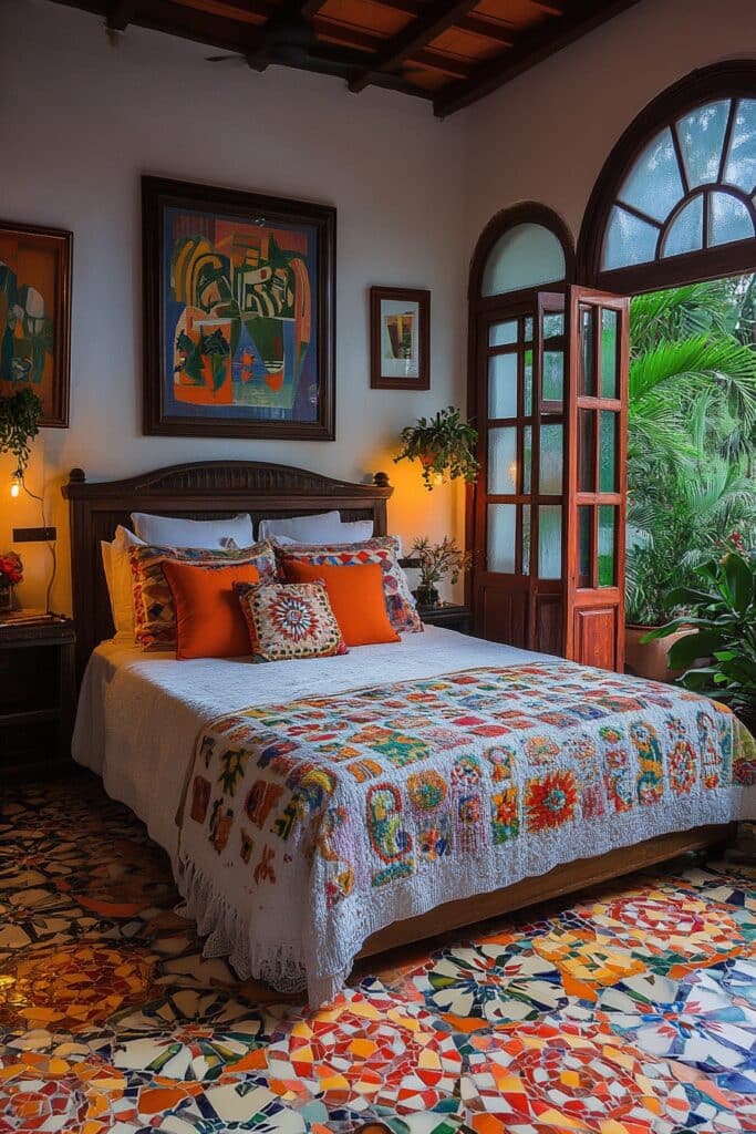 Mediterranean style bedroom