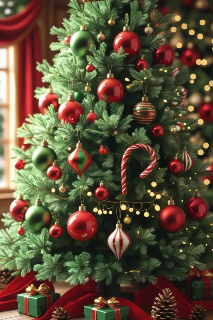 Timeless Red and Green Ornament Collections