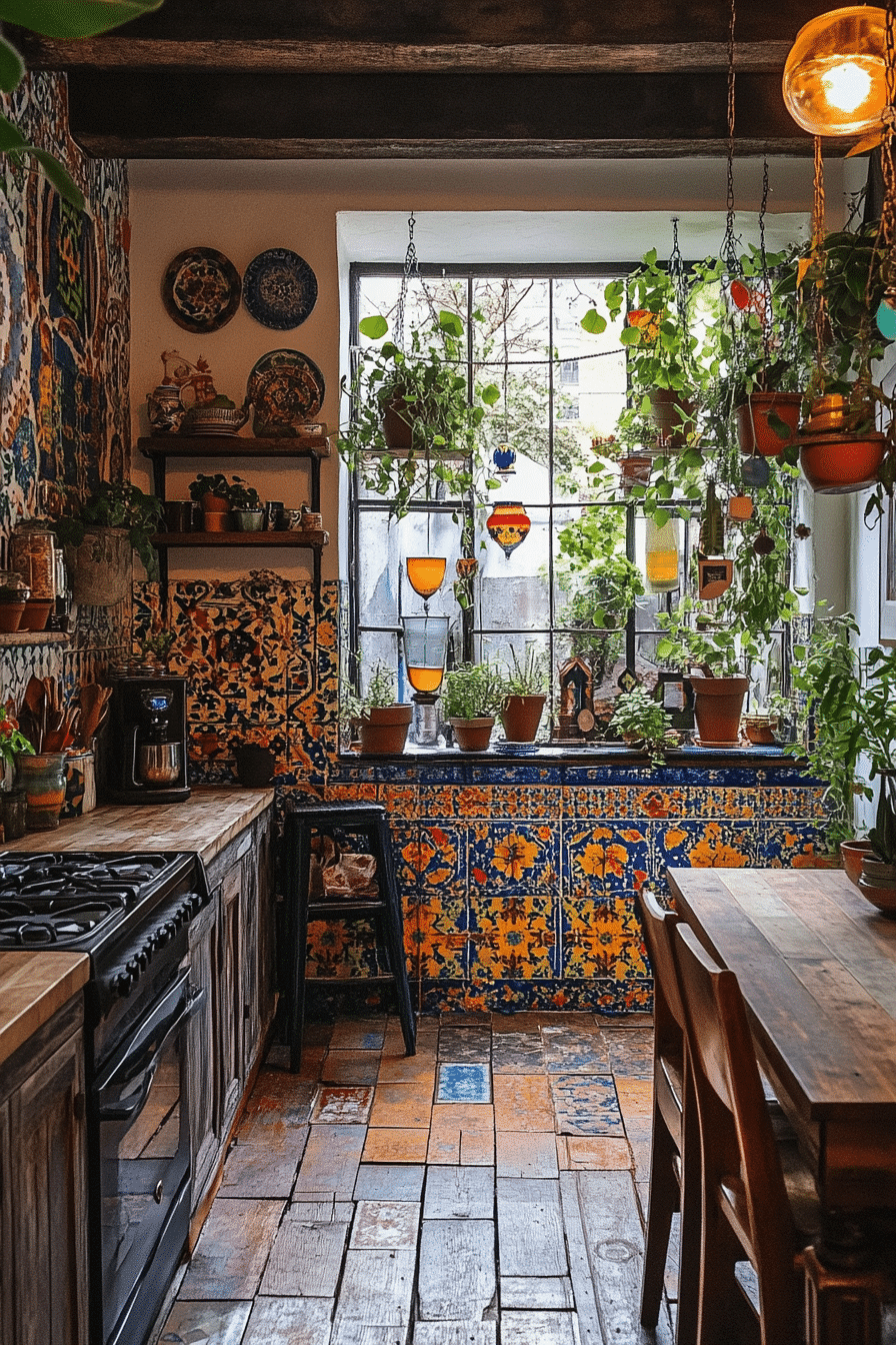 Colorful Boho Kitchen