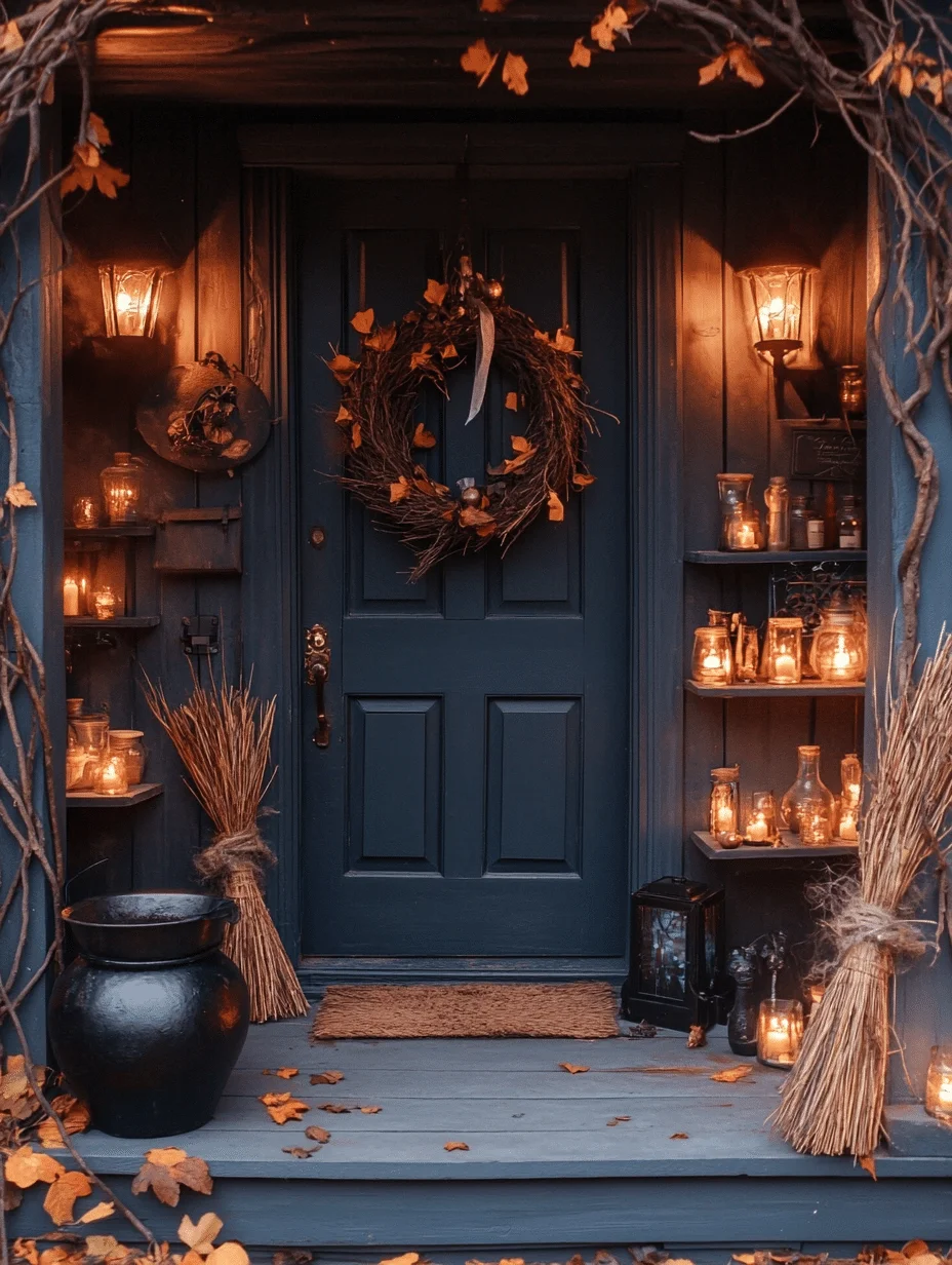 Enchanted Witch Haven Halloween Porch