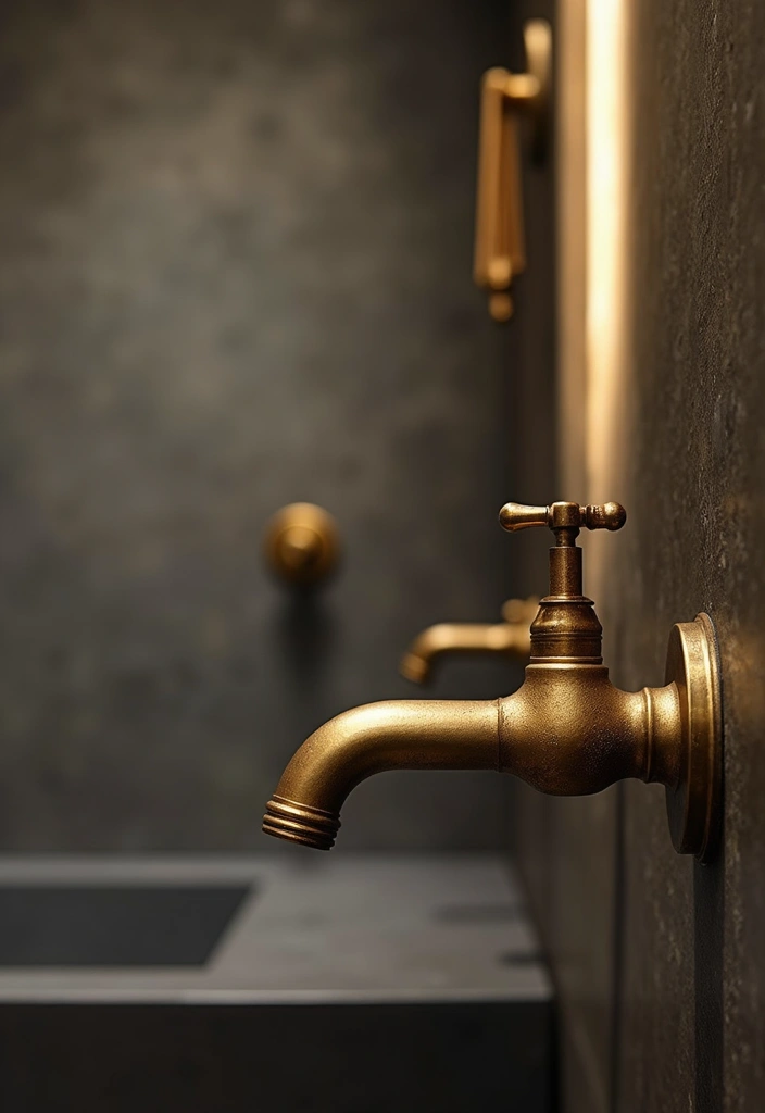 Brass Bathroom Fixtures