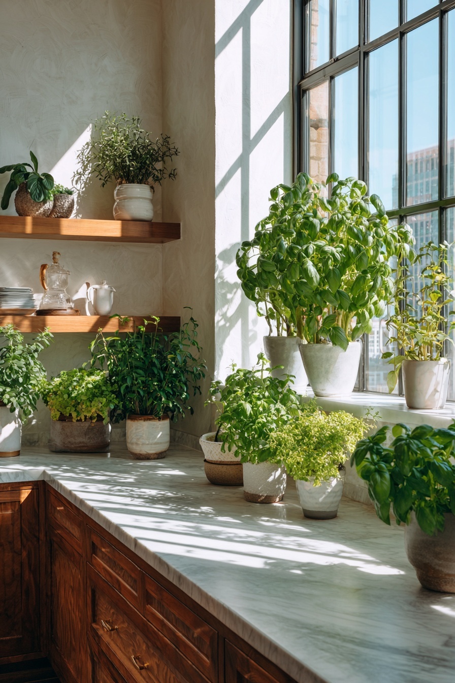 Add Vibrant Color with Fresh Plants