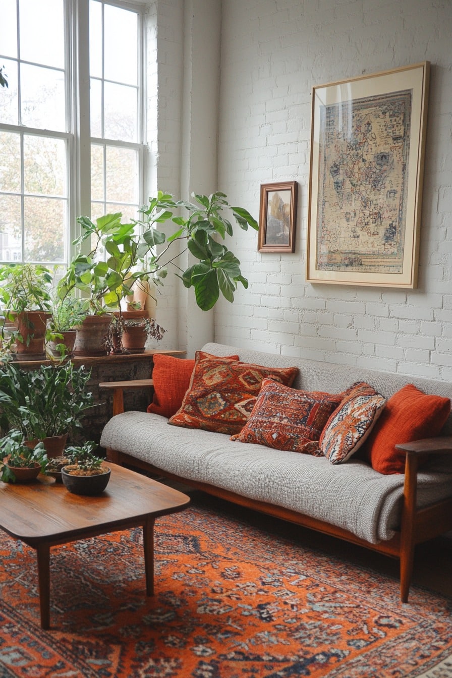 Eclectic Scandinavian interior