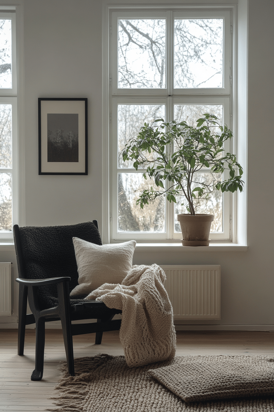 Minimalist Scandinavian interior