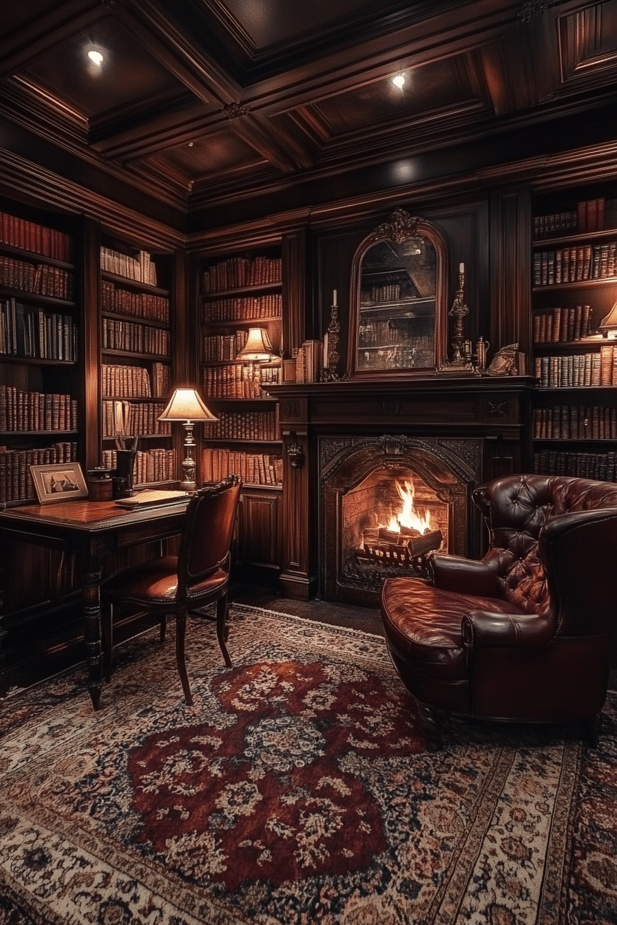 Victorian Gothic Elegance Interior