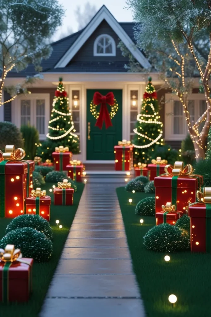 Grand Illuminated Gift Boxes with Plush Velvet Accents