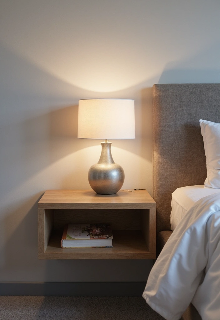 Drawerless Floating Nightstand