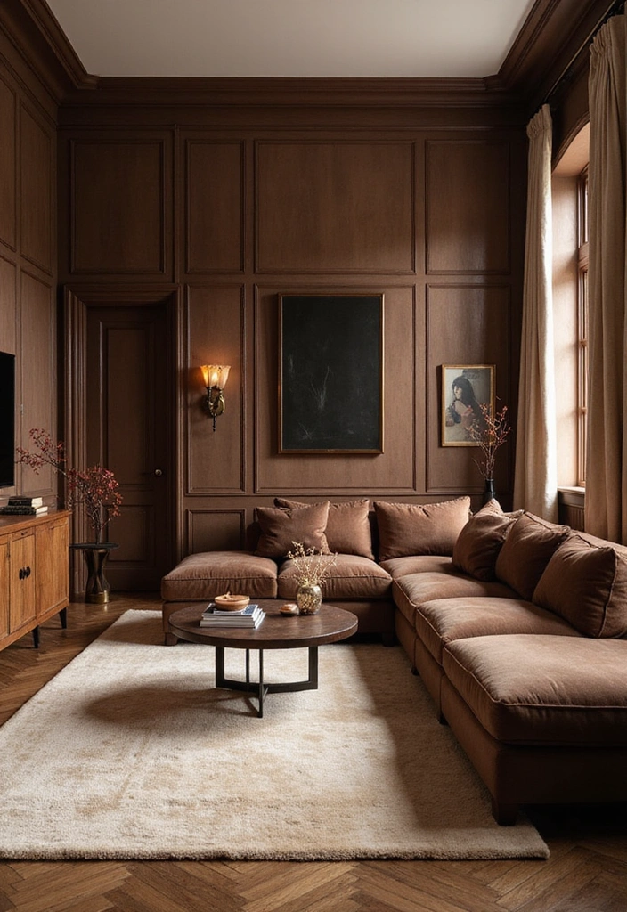 Luxurious Chocolate Browns Earth Tone Palette