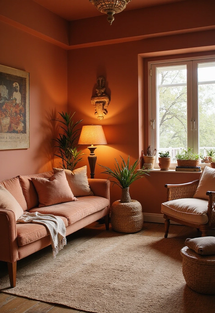 Inviting Terracotta Hues Earth Tone Palette