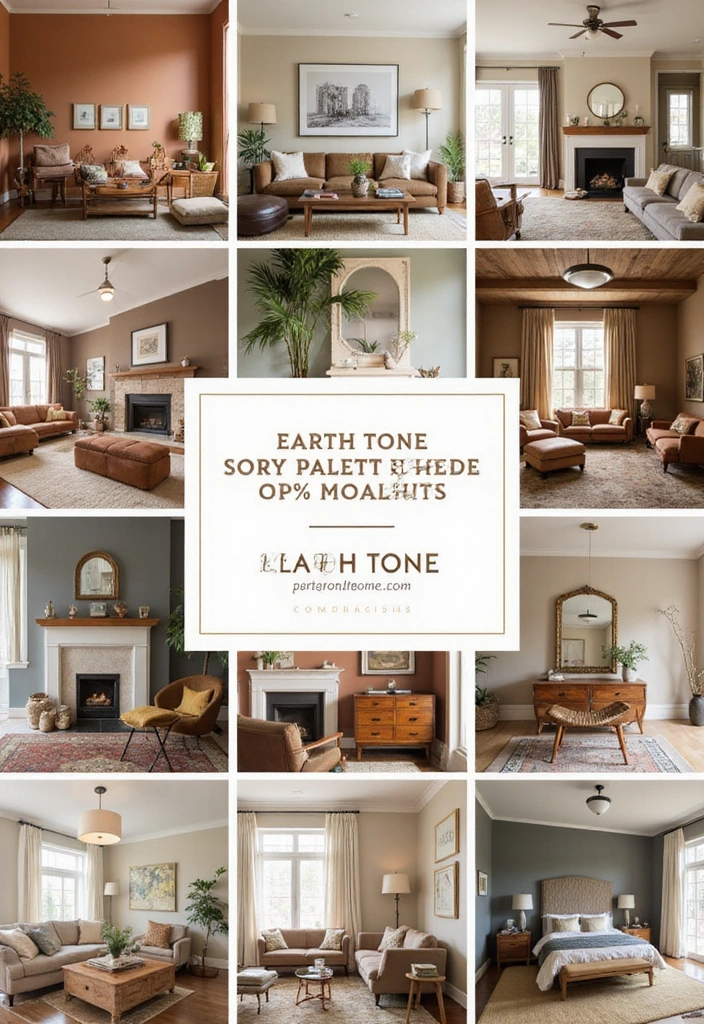 Earth Tone Interior Palettes Bringing Natural Elegance and Warmth