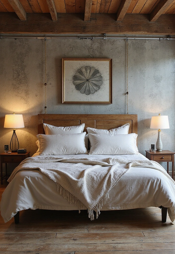 Eco-Friendly Industrial Bedroom Design