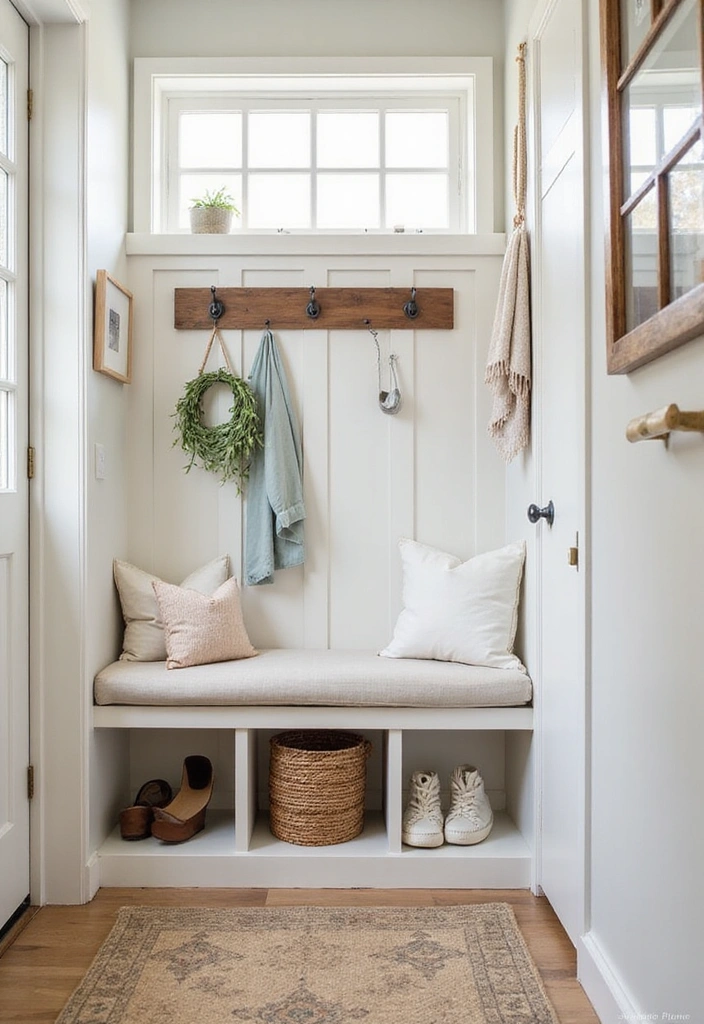 Hidden Storage Solutions for Mudroom
