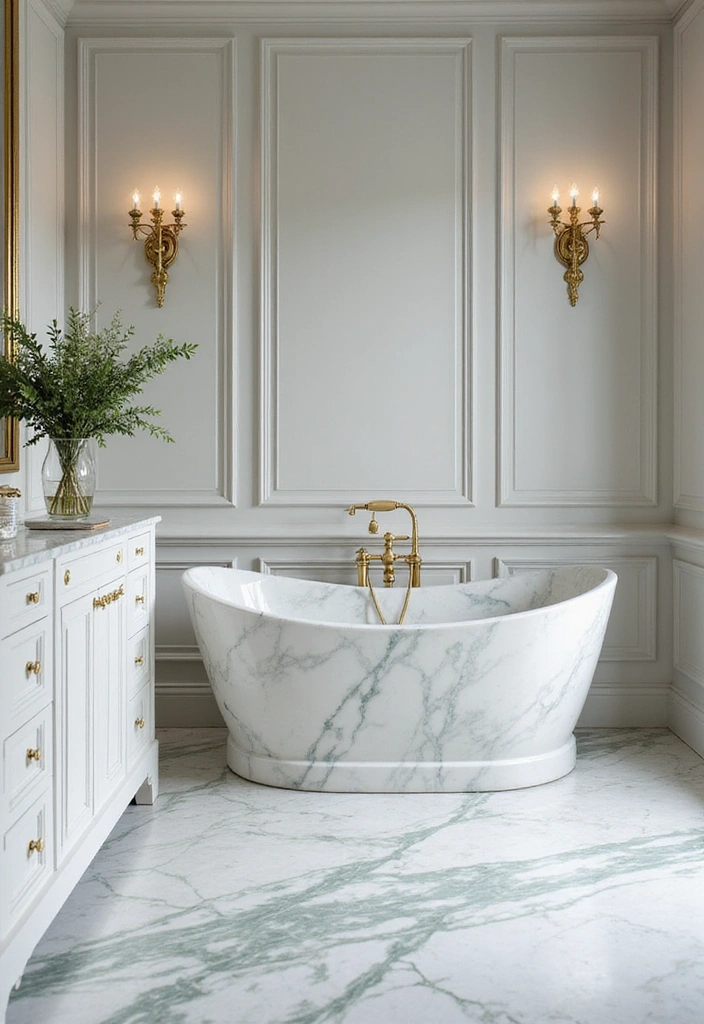 Luxurious Marble Accents