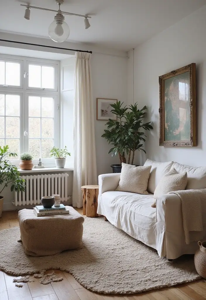 Scandinavian Living Room Celebrate Imperfections