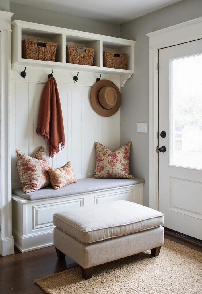 Multifunctional Furniture for Mudroom
