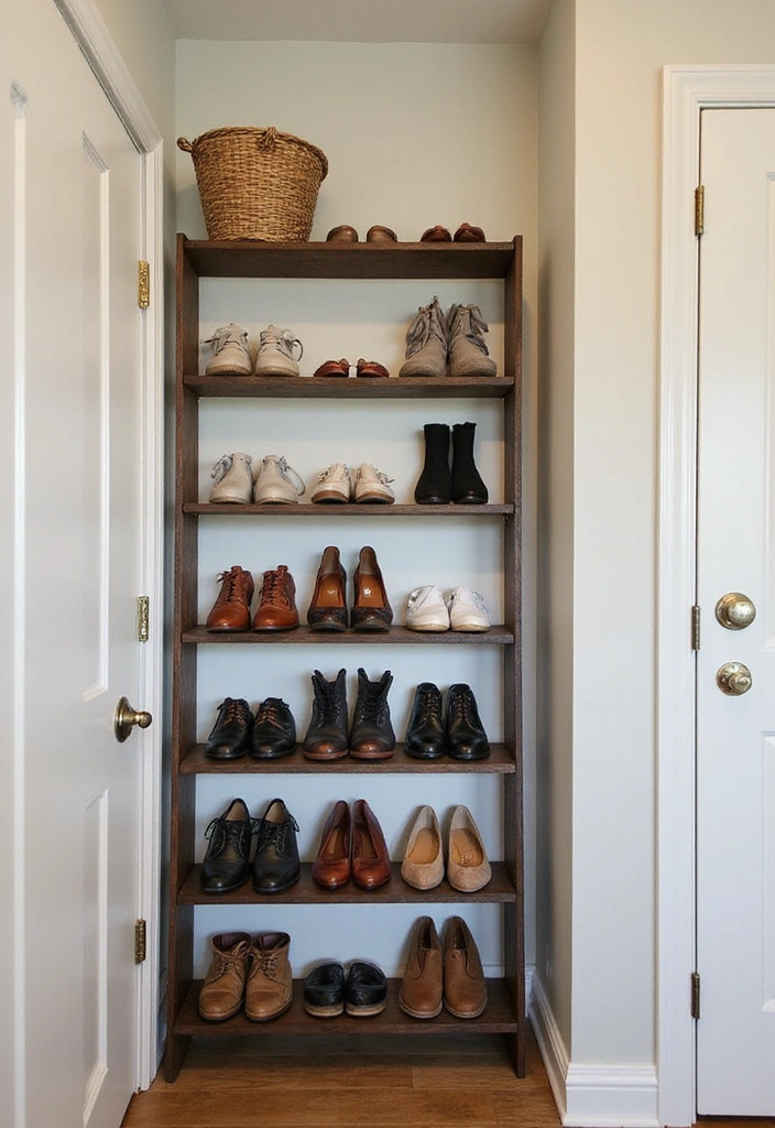Stylish Shoe Racks for Mudroom