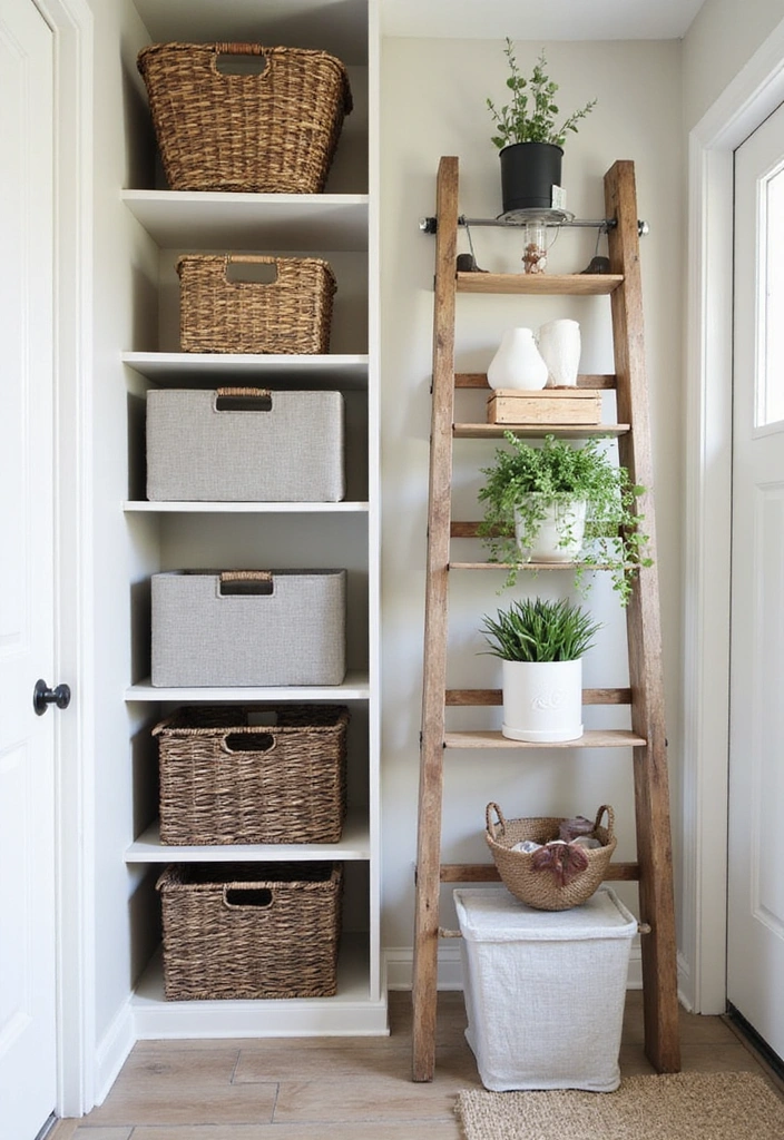 Vertical Storage Solutions for Mudroom Organization