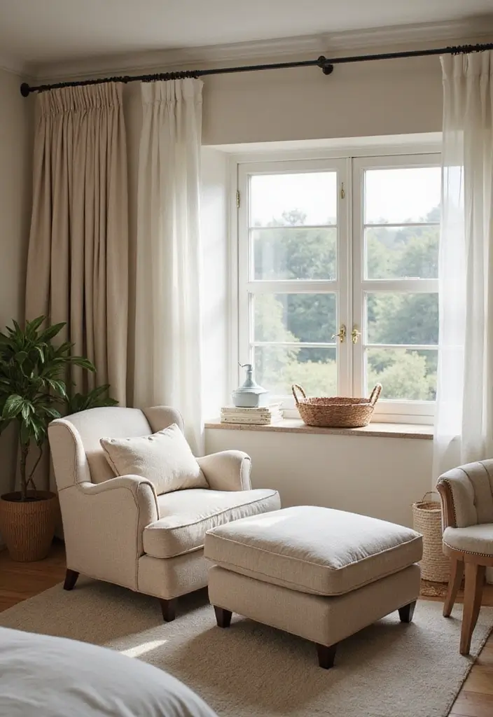 Soft Upholstered Furniture in Bedroom