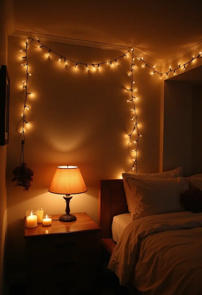 Warm Ambient Lighting in Bedroom