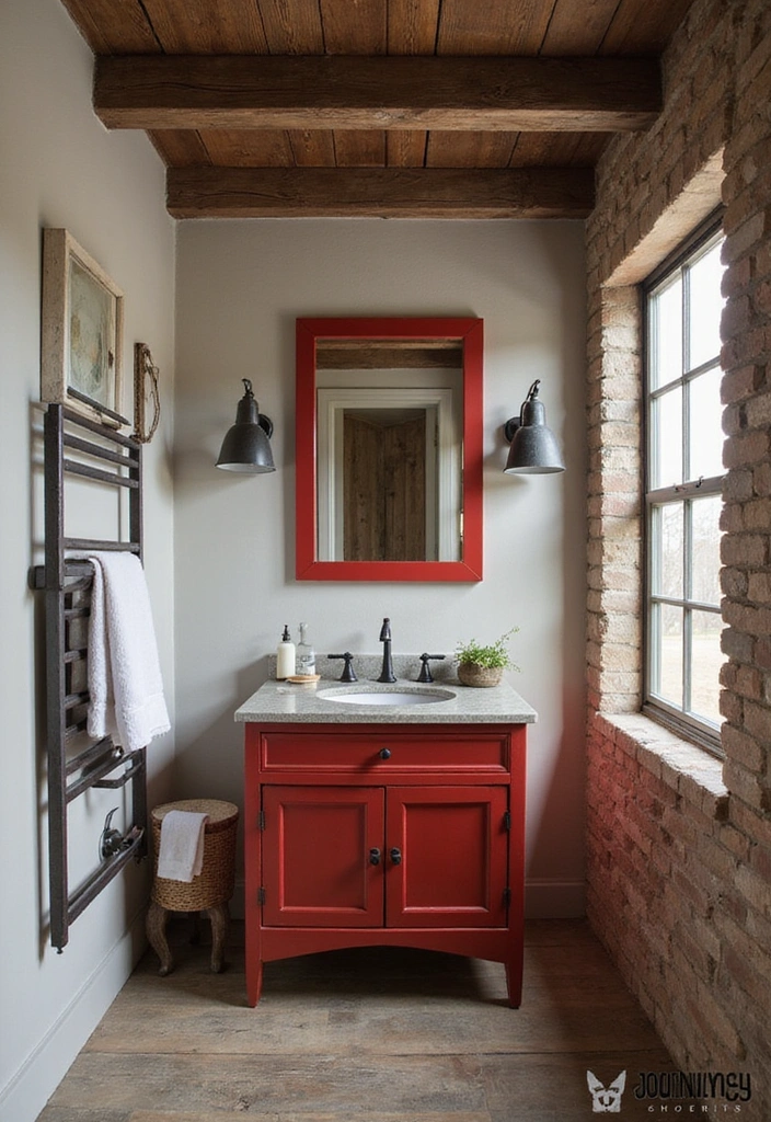 Industrial and Rustic Bathroom Design