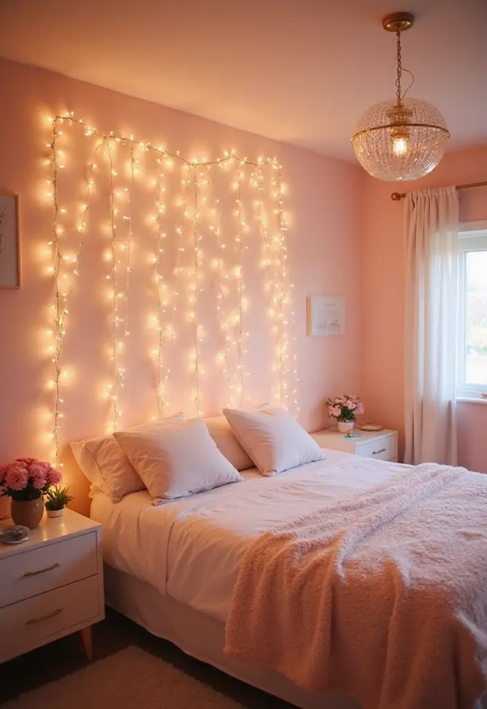 Blush Lights with Twinkle Lights