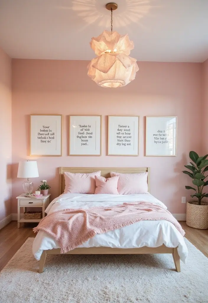 Blush Lights Illuminating Inspirational Quotes