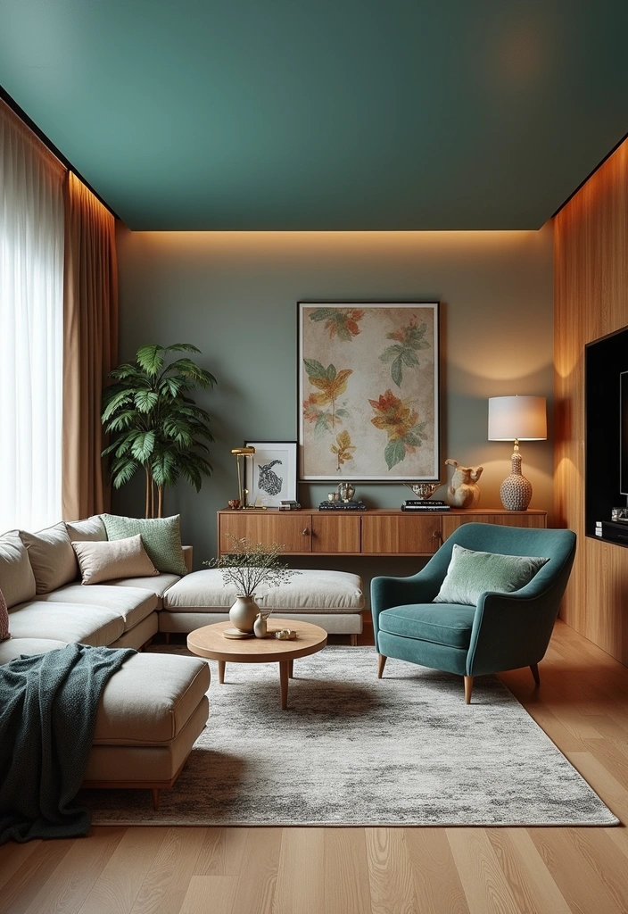 Painted Ceilings for Unexpected Flair