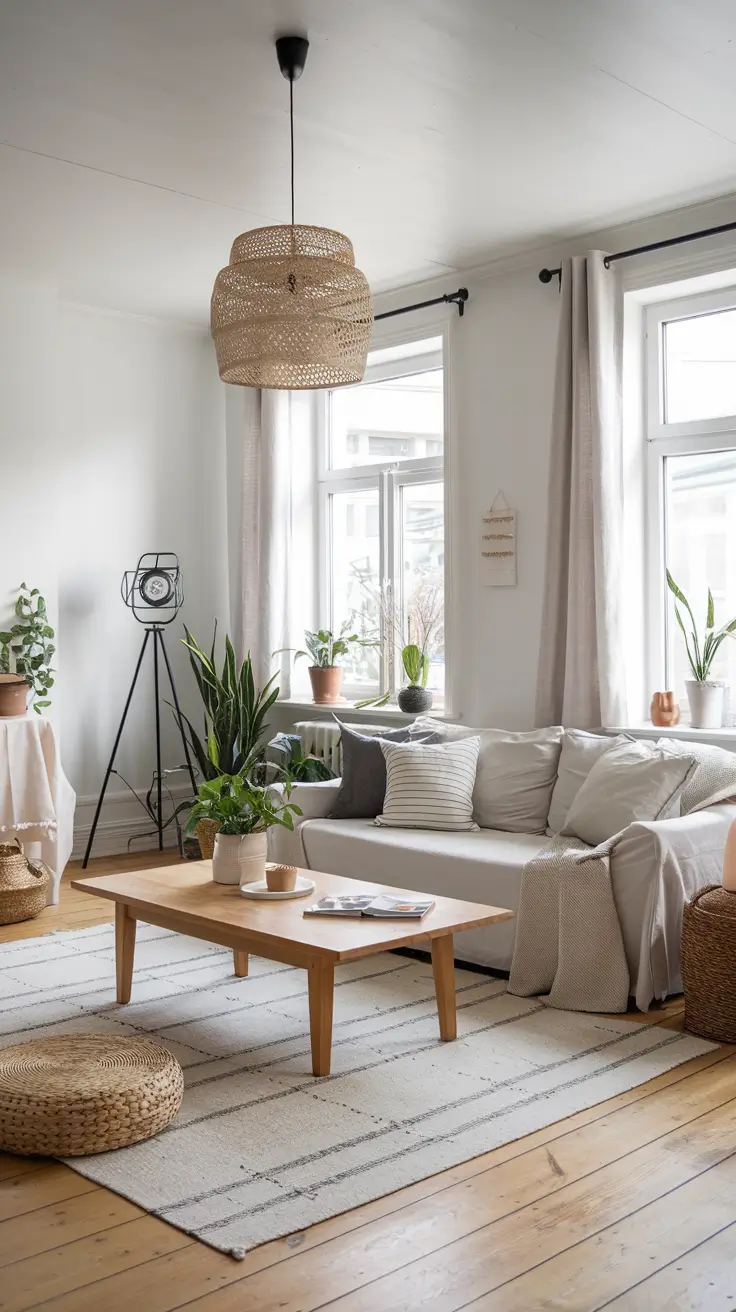 23 Scandinavian Living Room Ideas 2026: Nordic, Cozy & Modern Inspirations