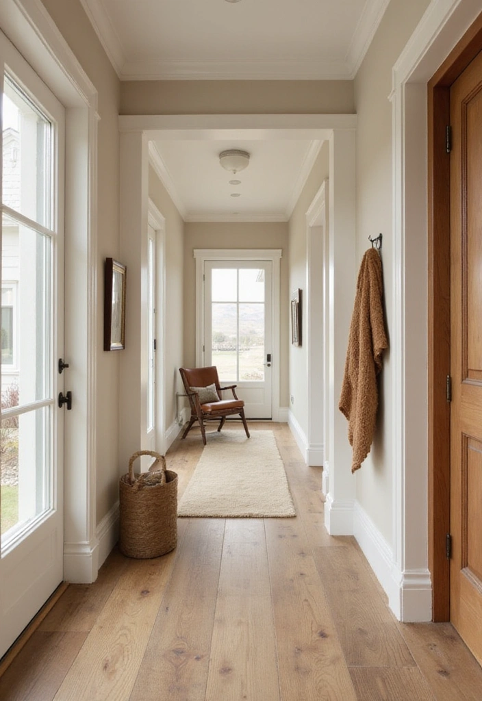Color Coordination in Entryway