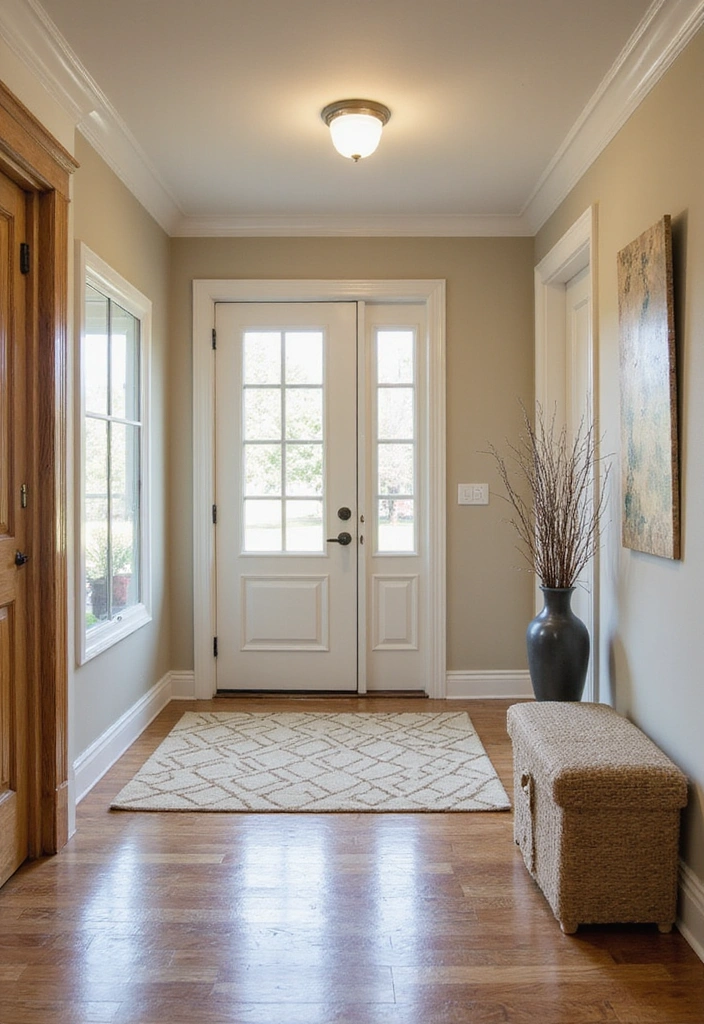 Floor Mat in Mid-Size Entryway
