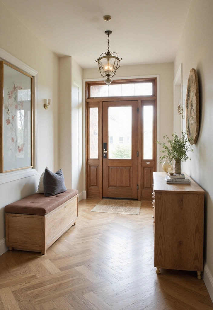 Functional Furniture in Entryway