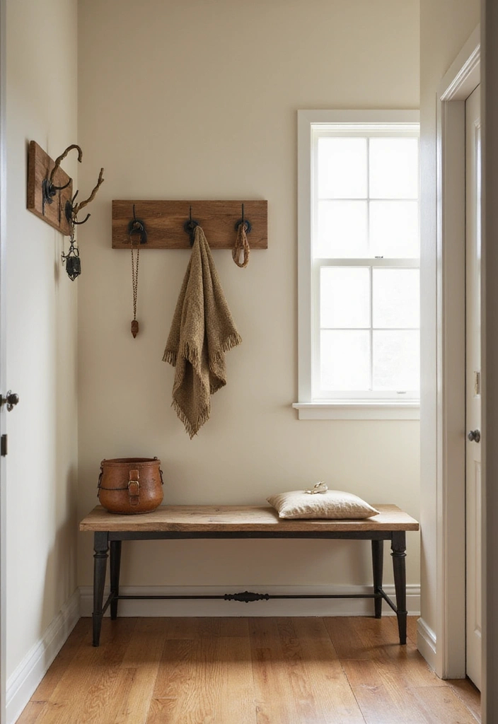 Hooks and Racks in Entryway