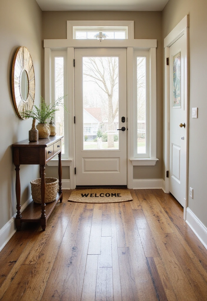 Welcome Mats in Entryway