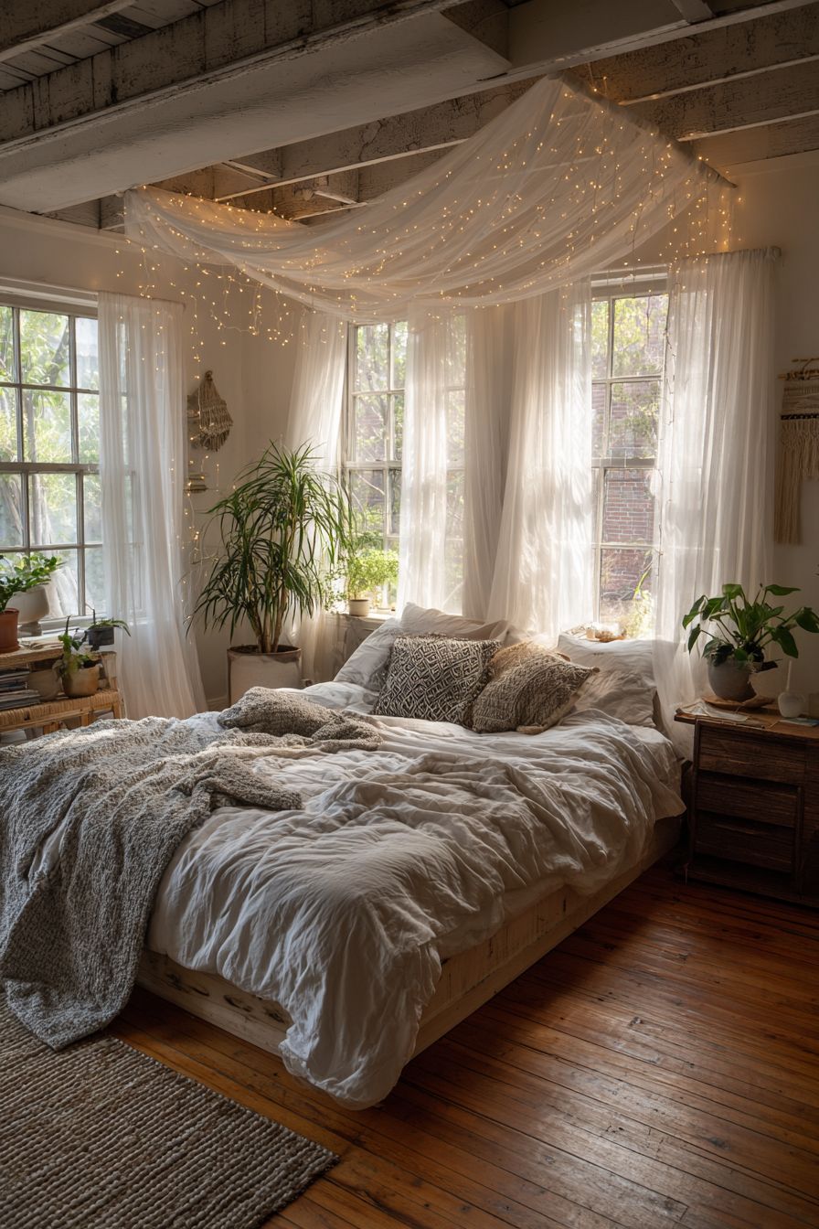 Transform Space with Fairy Light Curtains