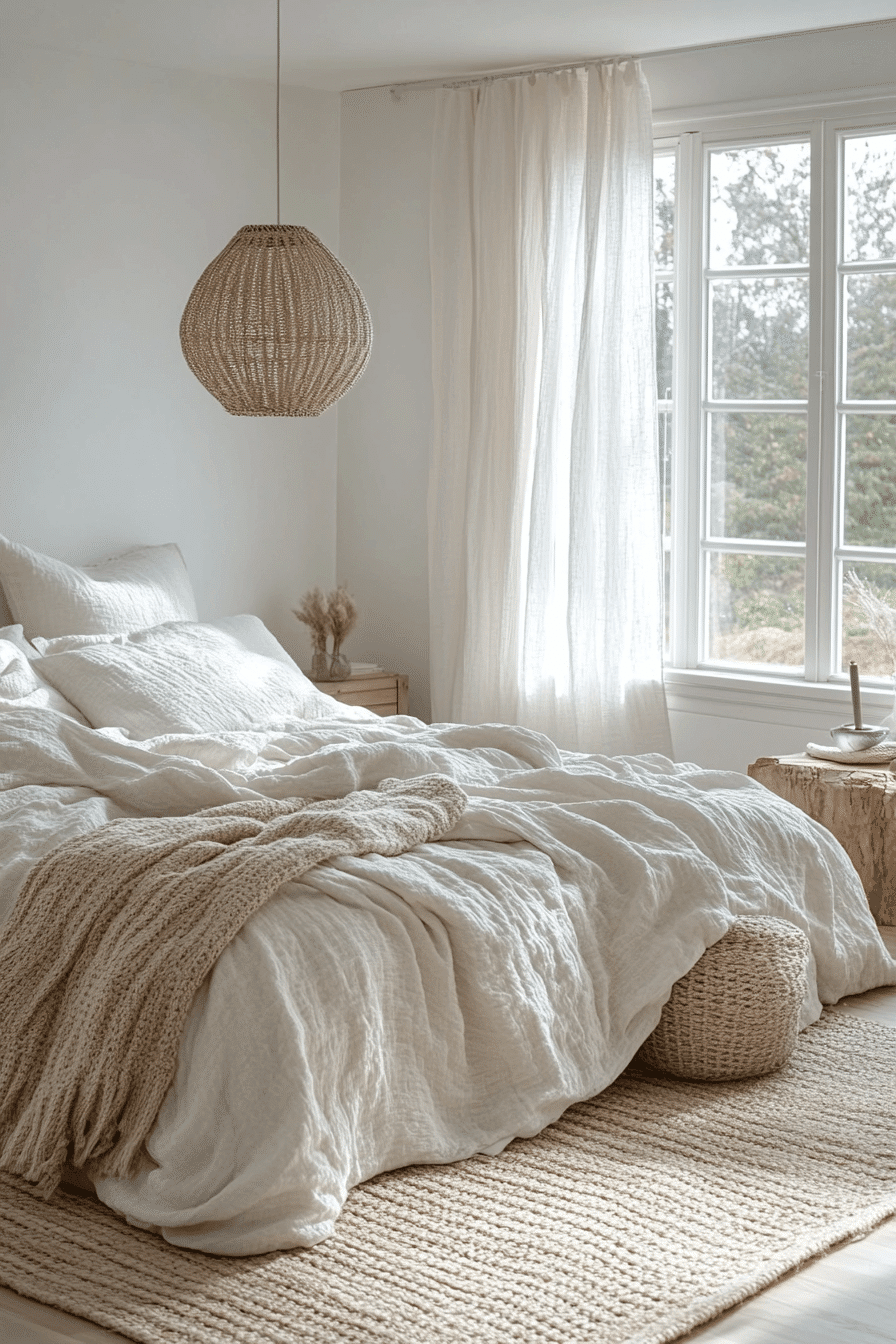 Scandinavian bedroom decor