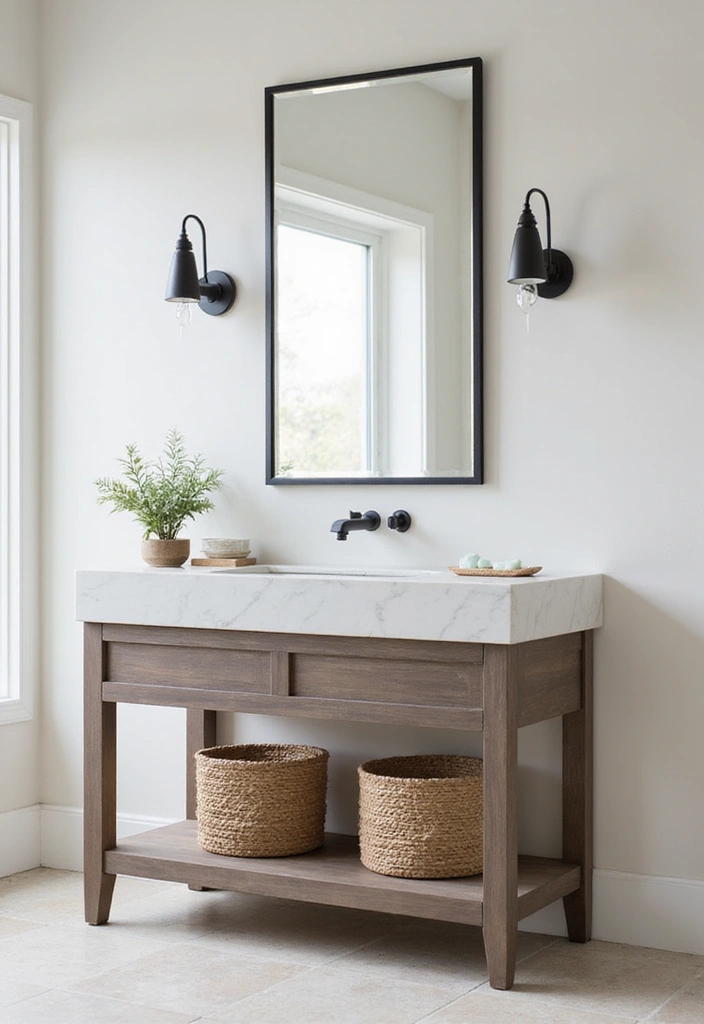 Modern Console Table Vanity