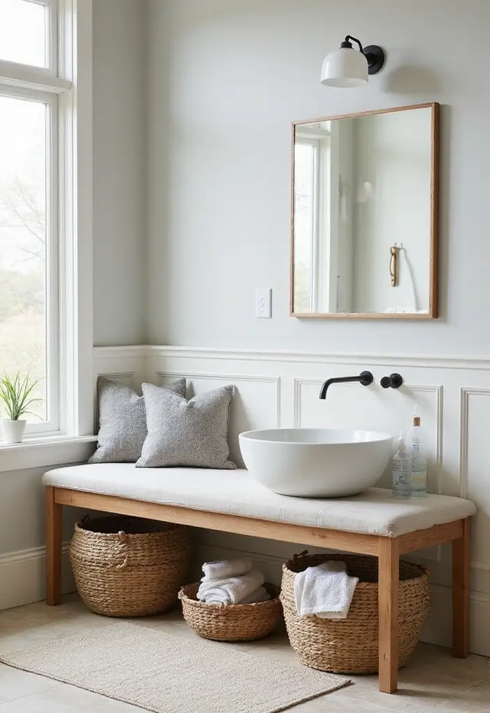 Multi-functional Bench Vanity