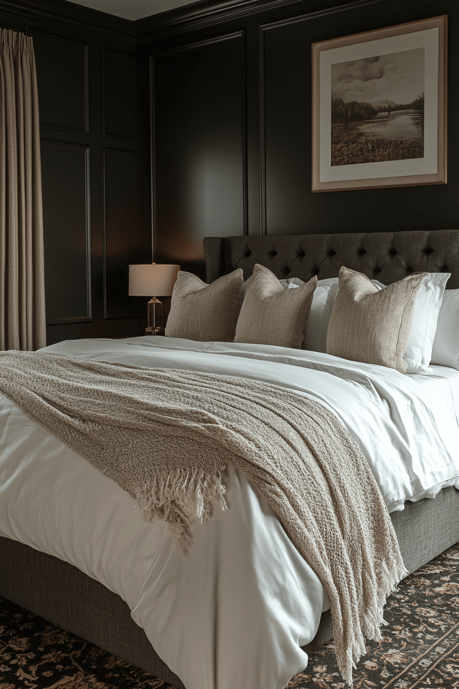 Elegant satin bedding