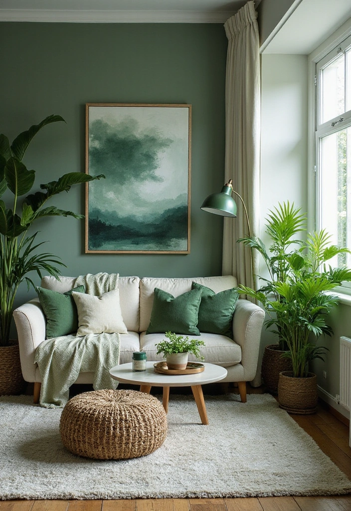 Layered Green Hues