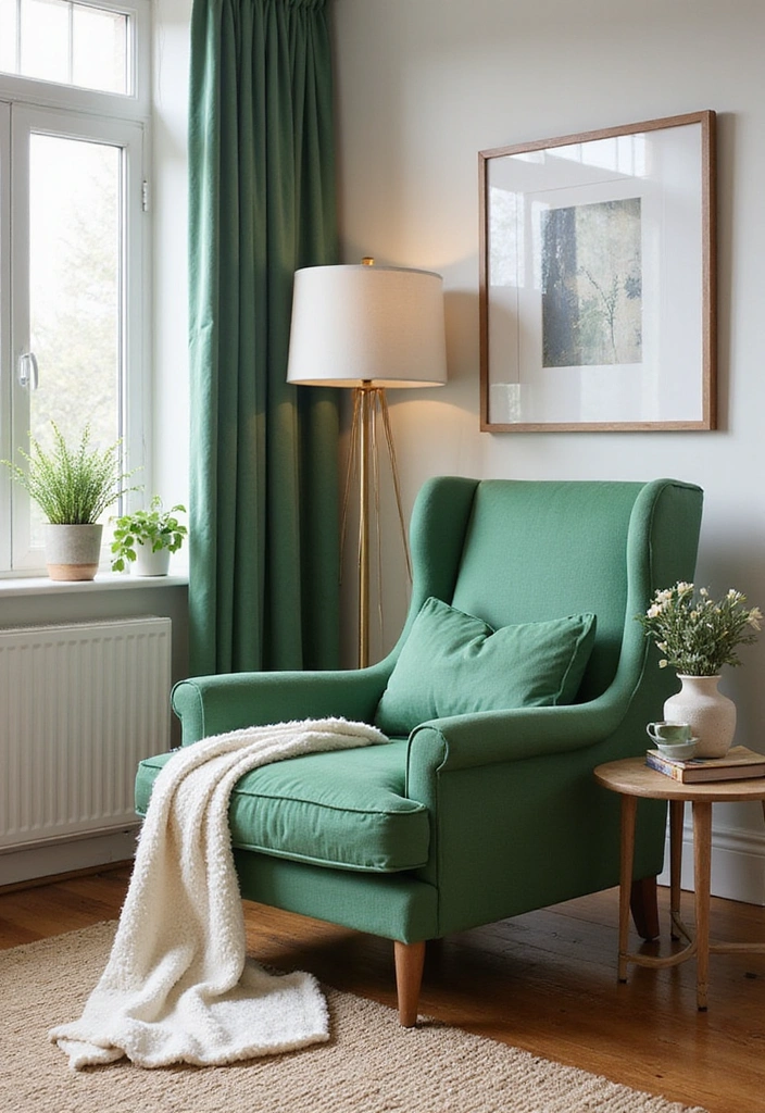 Green Accent Chair