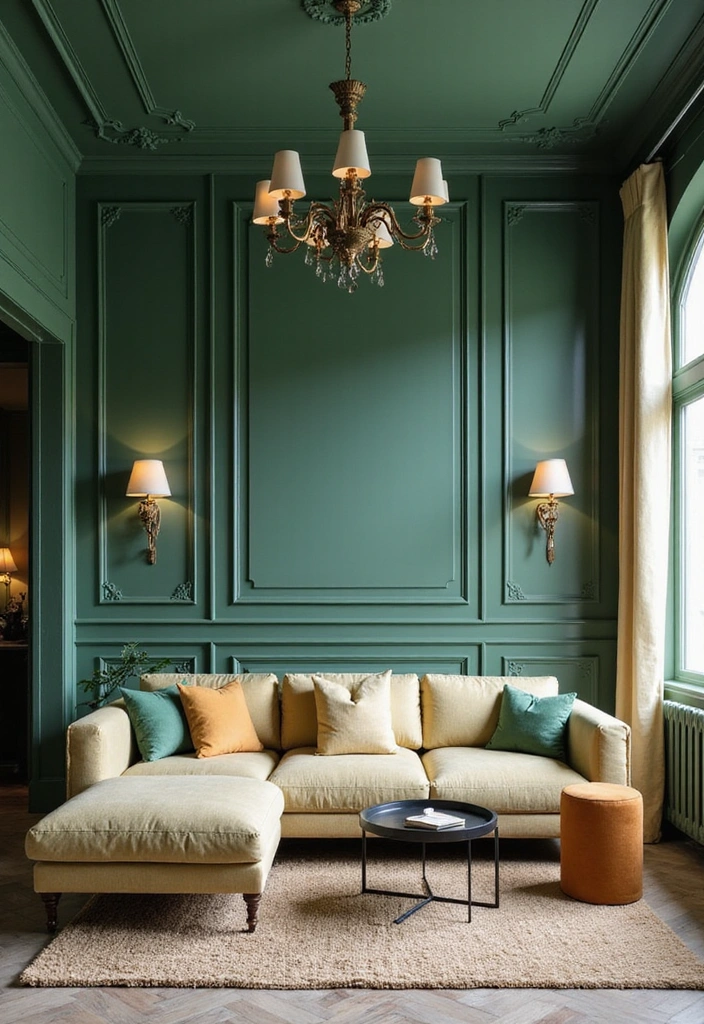 Green Ceiling Design