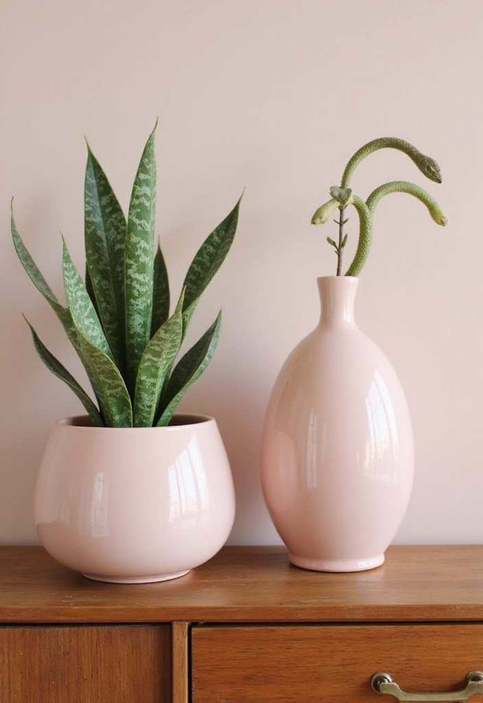 Soft Blush Pink Vase